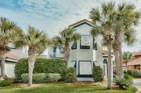 Mediterranean-style Vacation Home with Patio, Pool, & Private Beach Access